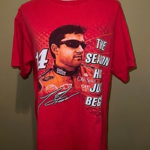 Tony Stewart NASCAR #14 The Season Has Just Begun T Shirt Size M 2009 Tour